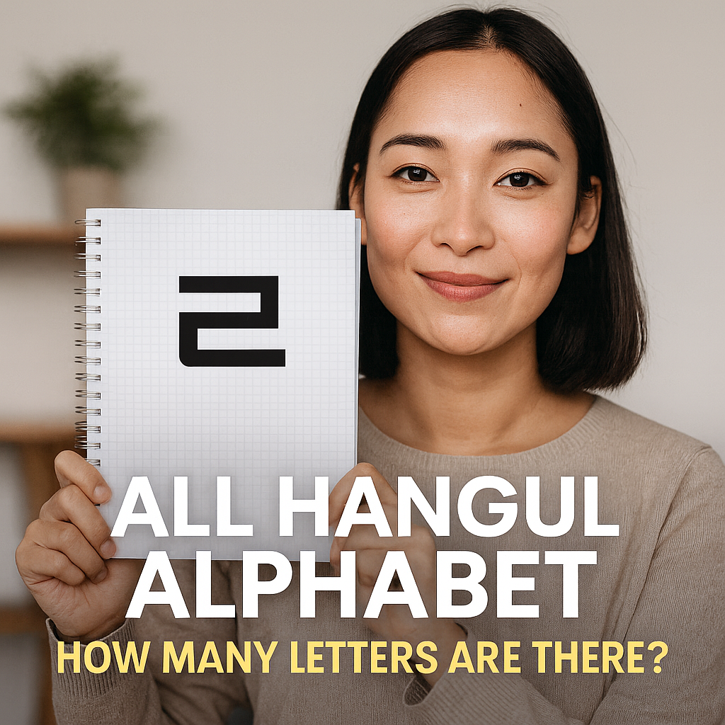 All Hangul Alphabet - How Many Letters Are There